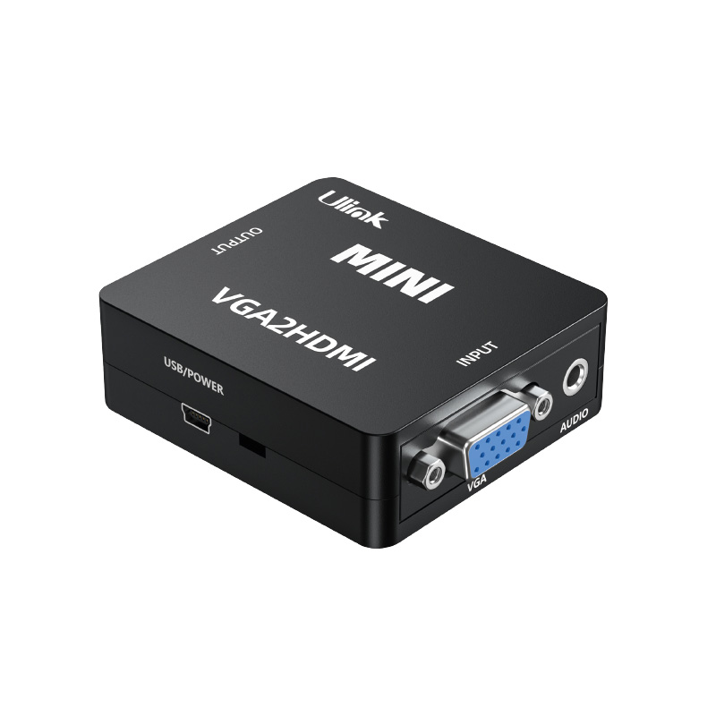Conversor de VGa Audio a HDMI UL-CV2500 para TV, Notebook y Monitor