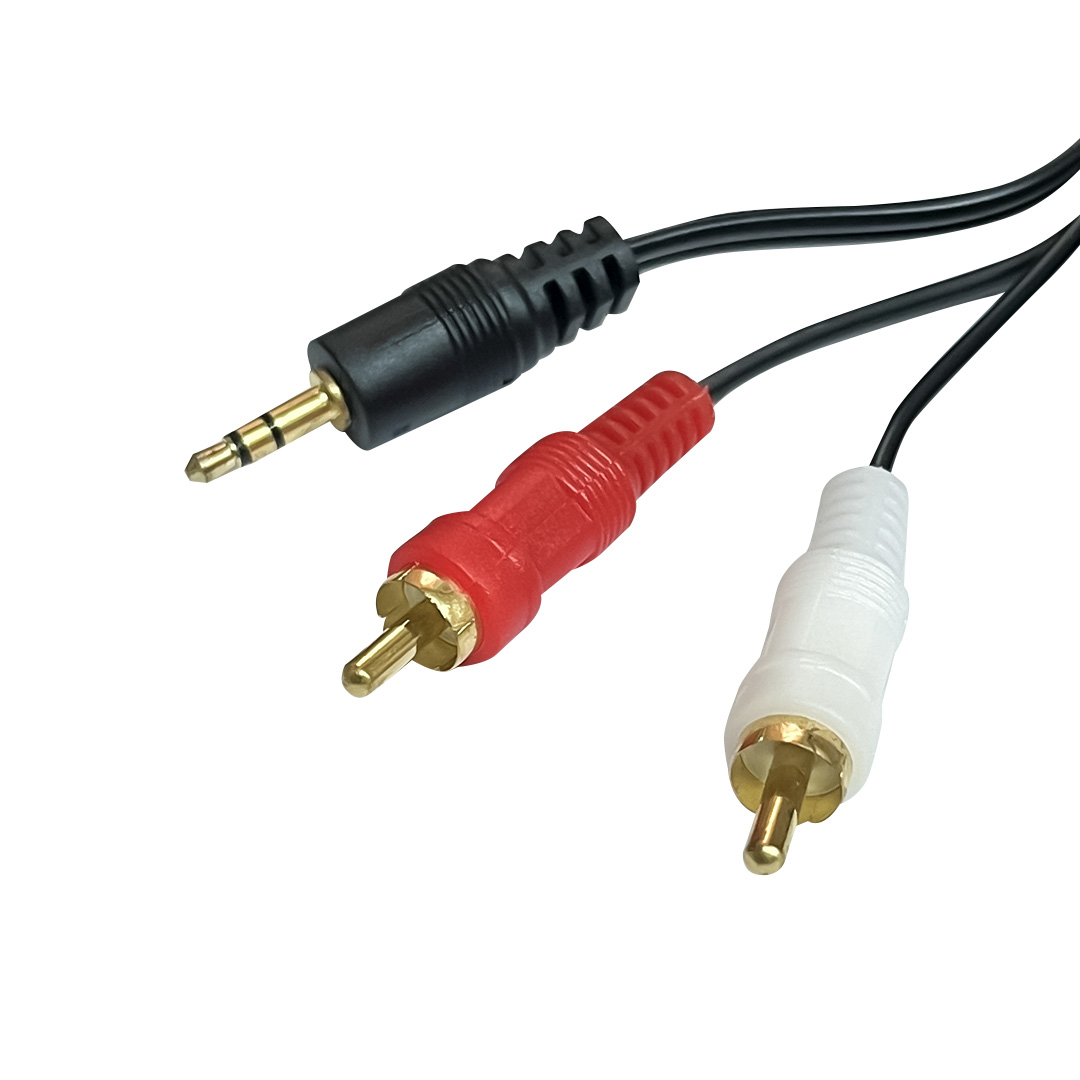 Cable de Audio 3 5mm a 2 RCa 3 m