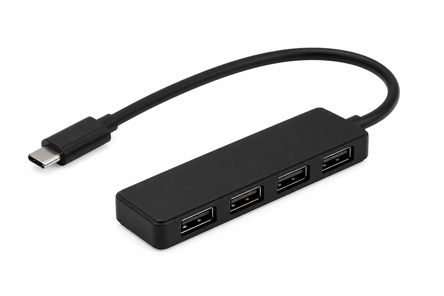 Hub USB-C a 4 Puertos USB 2.0
