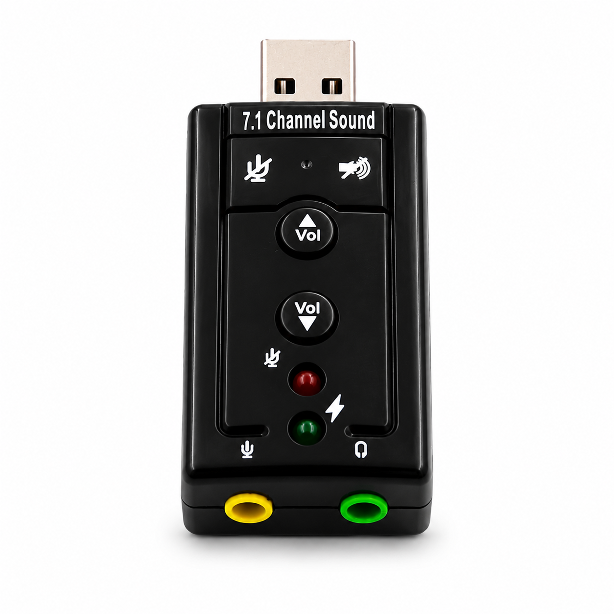 Tarjeta de Sonido USB 7.1 Externa para PC, Notebook, Mac y Linux